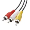 3rca Home Theater HDtv Gaming Consoles Hi-fi Systems Audio Video Cable Rca Male and Female CD DVD Receiver Stereo Cord