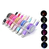 LED Two heads bright Light Data Line Cable Colorful Light-emitting Data Line Led Luminous Tube USB Charging Cable For Android