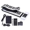 Educational kids adult Portable thick silicon 88 Keys Flexible Electronic soft keyboard Roll Up Piano