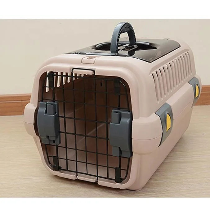Portable Airline Approved Pet Kennel Cats Travel Cage Car Travel Vet