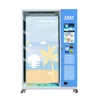 HUIZU 22 inch touch screen vending machine in beach, sun block oil spray Vending Machine
