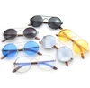 LS5019-C1 2019 Korean fashion multi color PC round frame shades sunglasses