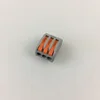 Lever-Nut,Wire Connector,PCT-413 3 WAY Conductor Compact Wire Connectors Lever Cage Clamp Terminal Block 0.08-4.0mm, 32A