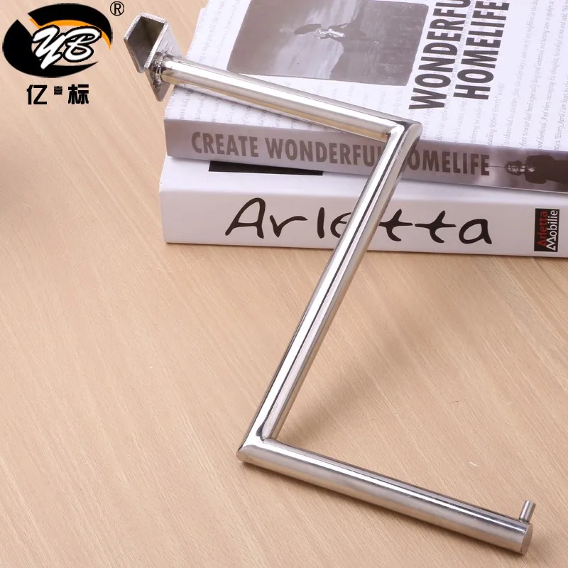 High Quality Hook Slat Wall Hooks Metal Supermarket Z Shape Bracket For