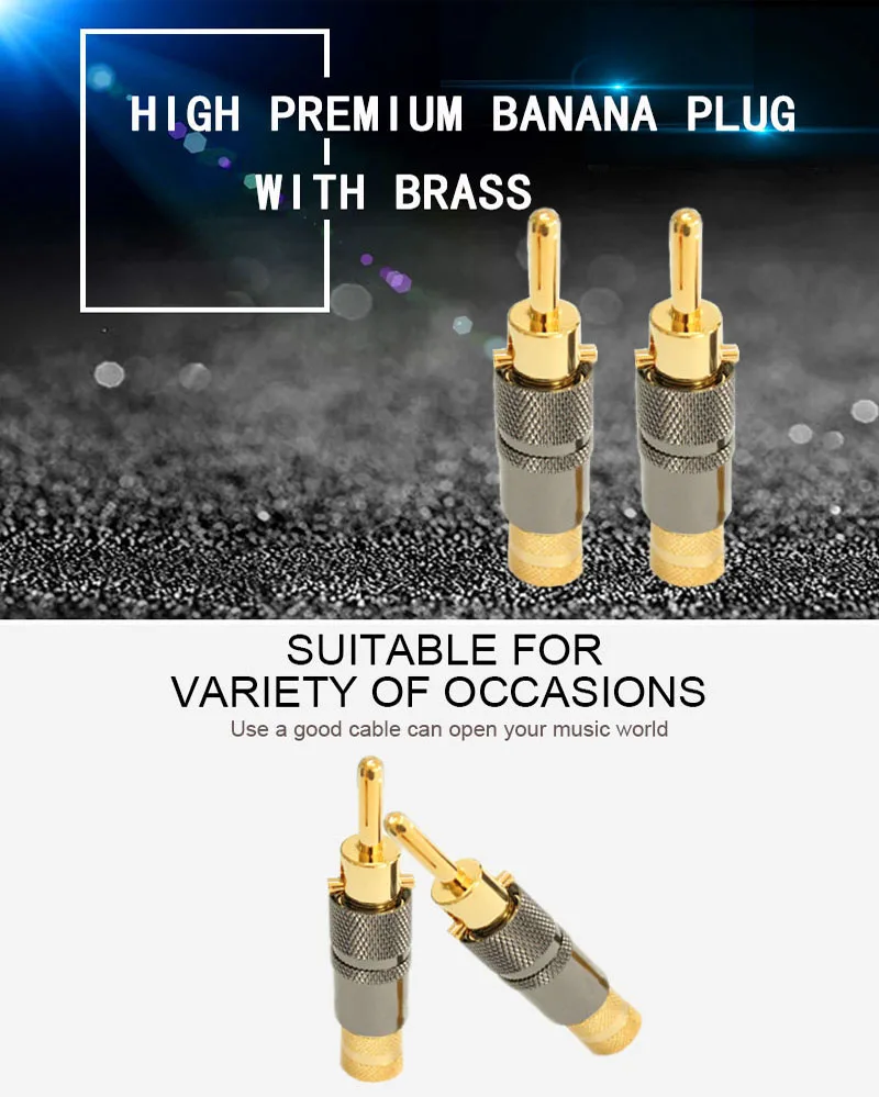 4mm Banana Plugs Connector Mental Socket Microphone Jack Adapters Buy Banana Plug 2.5mm