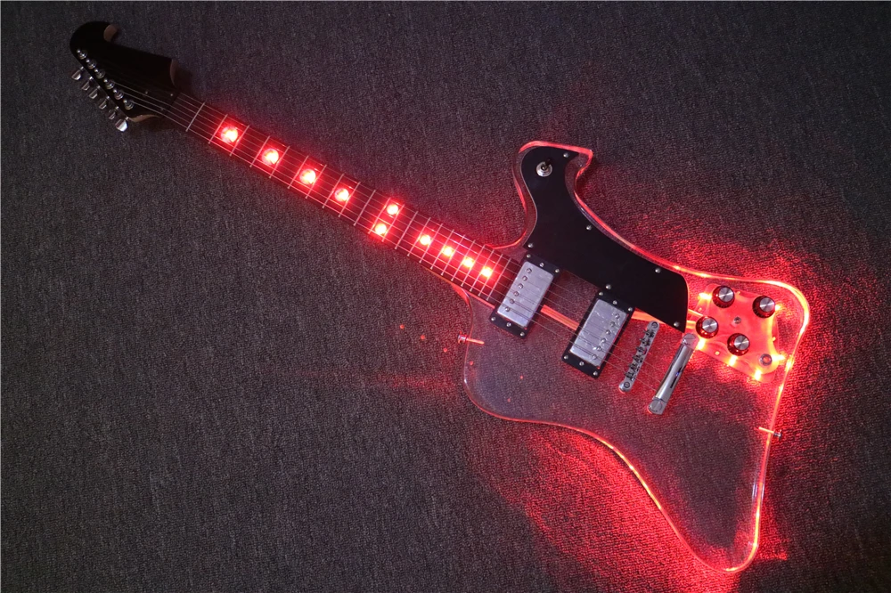 Afanti Music Fbシリーズアクリルボディエレキギター 赤色ledライト付き Pag 124 Buy ギター アクリルギター エレキギター Product On Alibaba Com