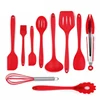 10 piece BPA free silicone kitchen cooking utensil set,camping nylon kitchen utensil set,food grade kitchen dining utensil set