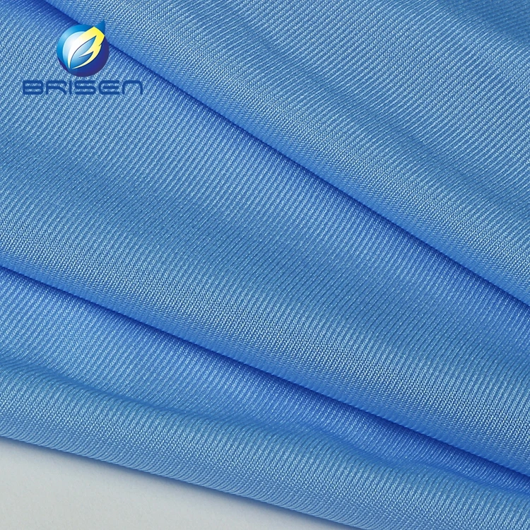 20d 45gsm Polyester Lining Blue Underwear Fabric Types