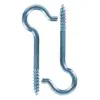 2pcs Screw hook with Long thread screw Perfect for hanging lights, curtains