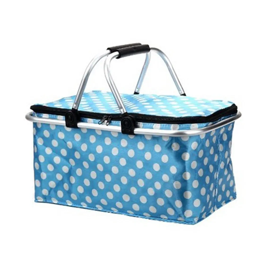 picnic cooler bag with plates