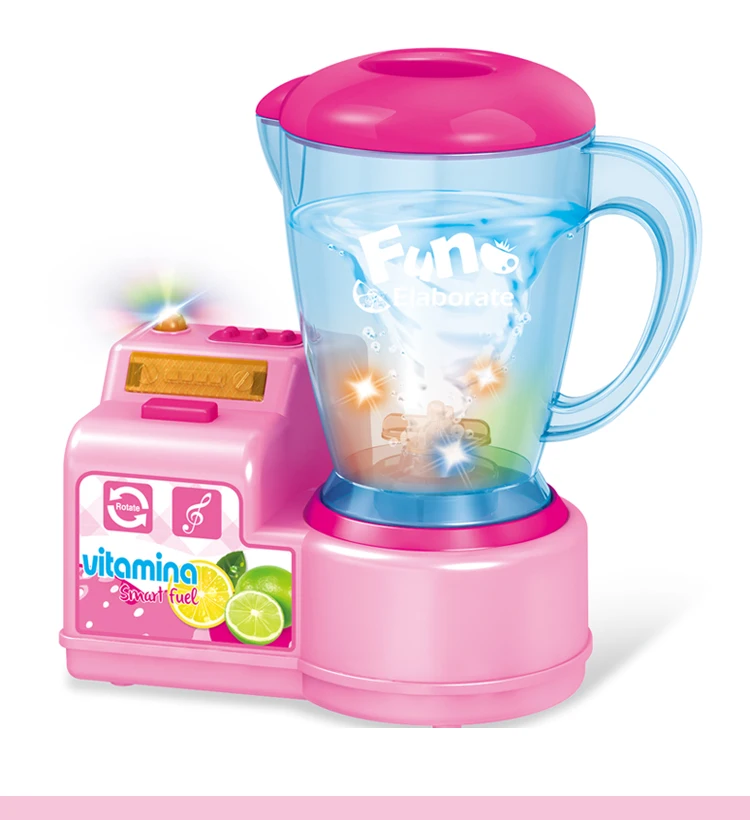 Realistic Plastic Appliance Mixer Tools Kids Pretend Play Set Juicer