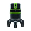 ismart laser Green beam Horizontal/Vertical and Professional 5 multi-Lines Leveling with Rechargeable Lithium battery