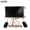 7inch auto loop play USB SD card push button control media player video picture advertising monitor