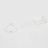 custom transparent woman plastic adjustable bra button for shoulder strap
