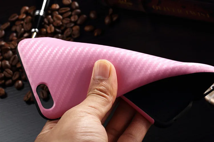 Hot Sale 2016 Ultra Thin Carbon Fiber TPU Case for iPhone 7 PRO Plus Soft Protective Case