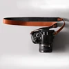 Luxury adjustable grain leather camera shoulder strap camera neck strap