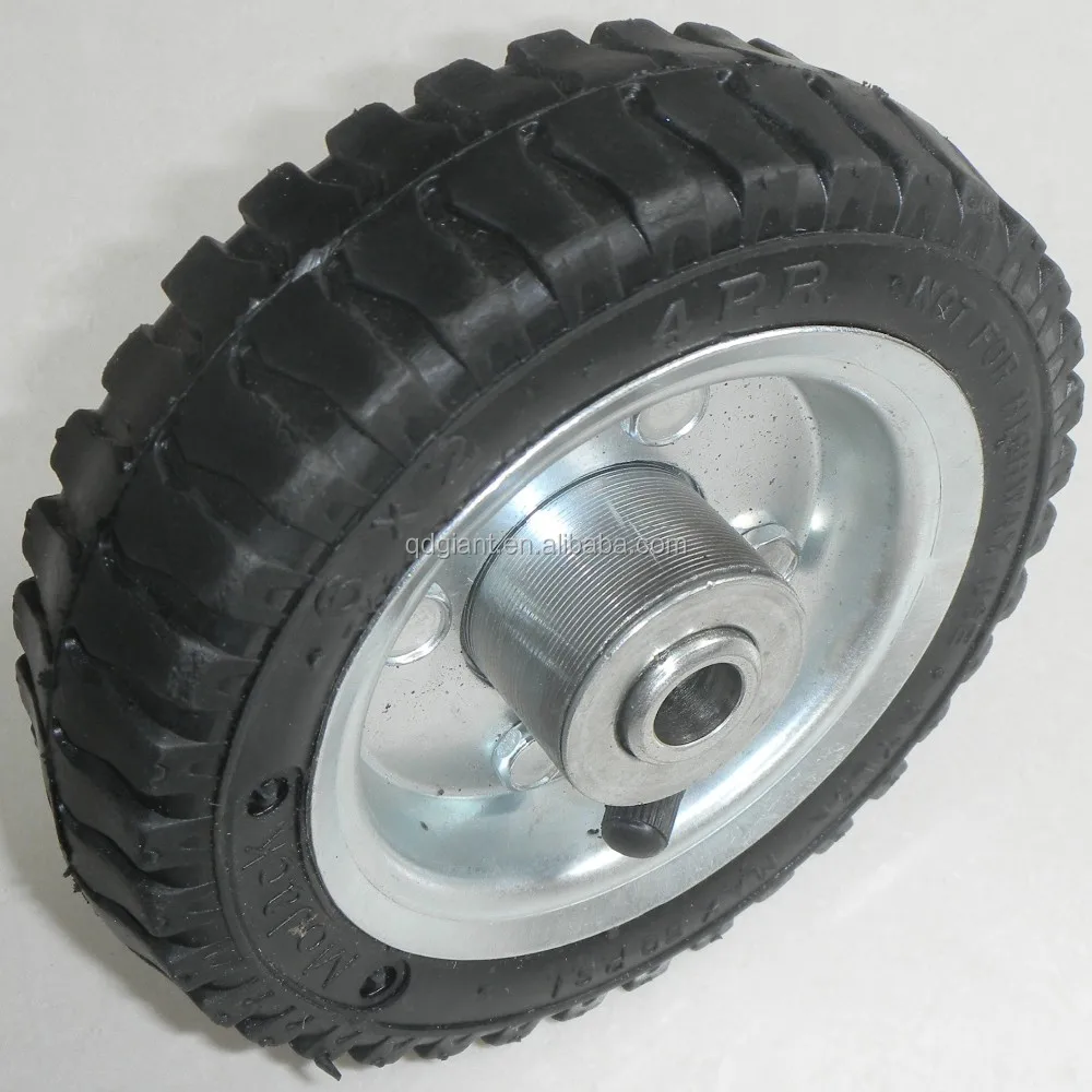 6 inch Pneumatic rubber wheel