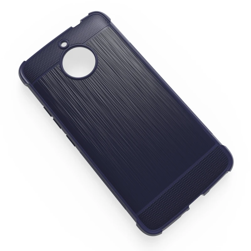 New Arrival Carbon Fiber Shockproof Tpu case for Motorola Moto E4 Plus Brushed Effect case for Motorola Moto E4 Plus