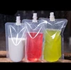 SGS plastic bag laminated bag with spout top stand up pouch for drink/wine/washing liquid package