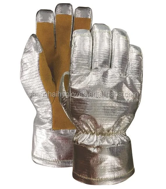Nfpa Wildland Flame Resistant Gauntlet Split Cowhide Leather