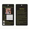 custom products labels printing hair extensions hang tags for hair