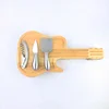 FDA approved Set of 2 Guitar Cheese cutting Board with Cheese Tools