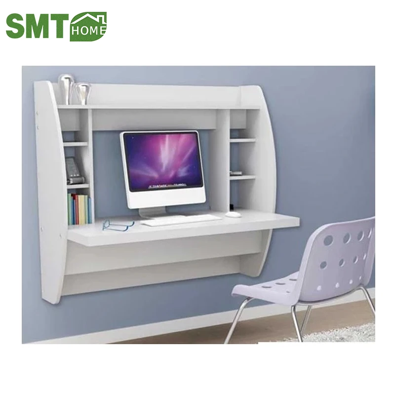 Latest Panel Wooden Cheap Wall Mounted Computer Desk Design View