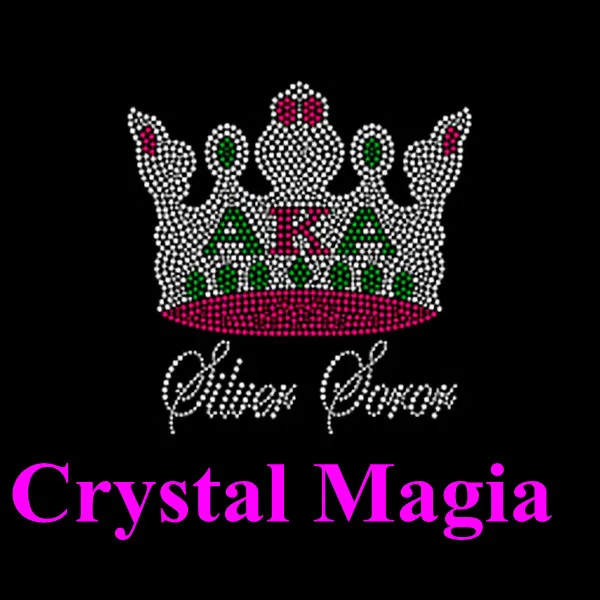 Wholesale Aka Iron On Transfer Delta Sigma Theta Iron On Rhinestone