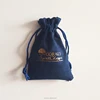 custom suede jewelry packaging bag pouch with logo
