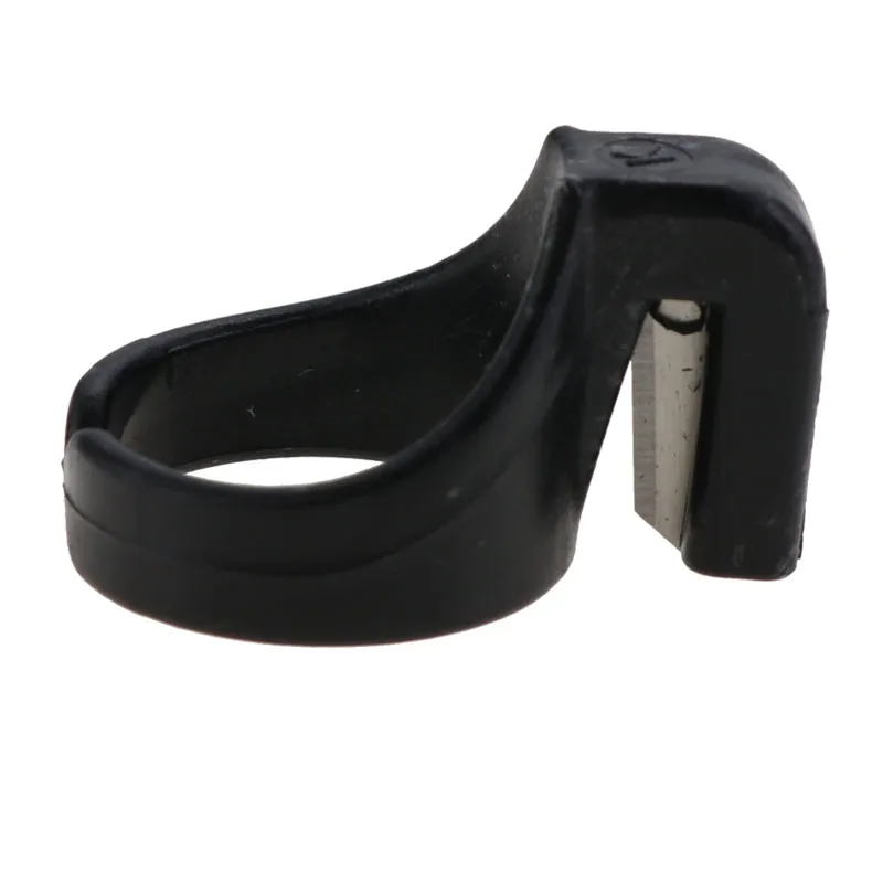 New Plastic Thimble Sewing Ring Thread Cutter Finger Blade Needle Craft