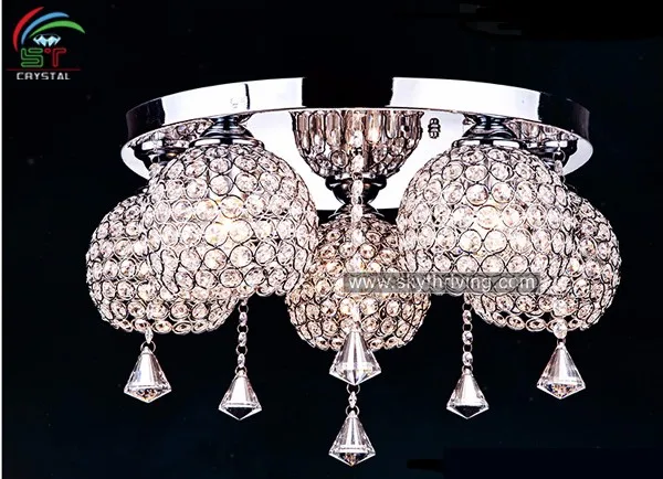 crystal ceiling hanging led lighting