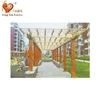 Outdoor park bench wooden