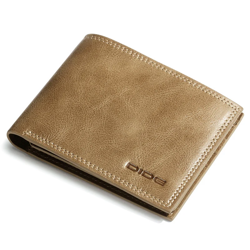 DIDE пояса из натуральной кожи держателя карты для мужчин S тонкий кошелек зажим для денег бумажник
