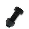 Black Finish ASTM A325 Heavy Hex Structural Bolts With Hex Nuts