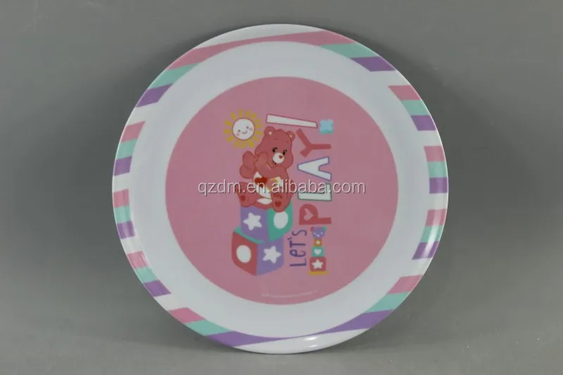20cm Melamine Baby Plate Snacks plate For LFGB