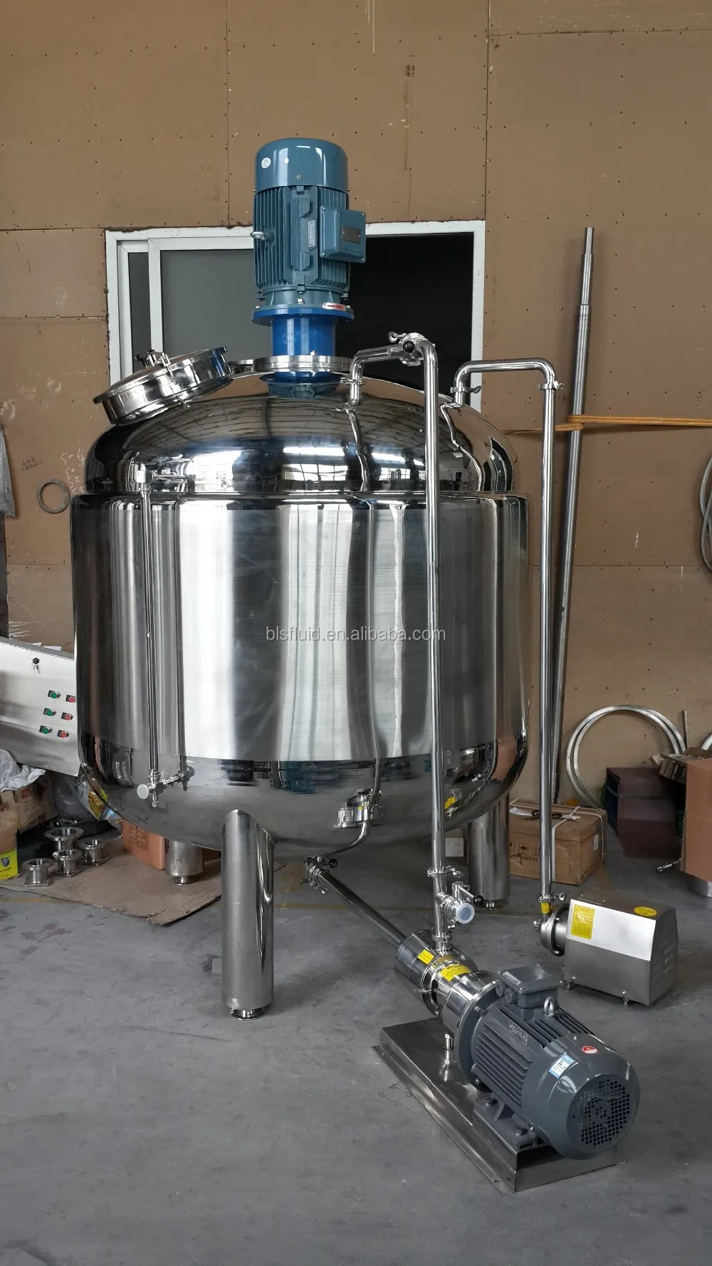 Stainless Steel Cosmetic Lotion Mixing Machine For Making Gel Buy