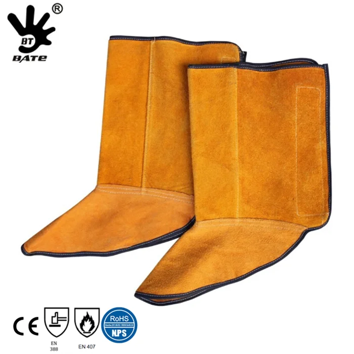 Leather Welding Foot Protection Welding Leggings Buy Leather Welding Leggings,Welding Shoes