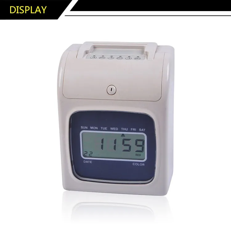 Attendance Card Punching Machine Electronic Time Recorder For Time ...