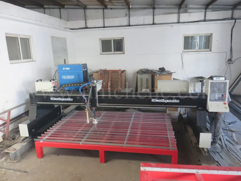 Top quality water cooling gantry plasma cutting machine for stainless steel