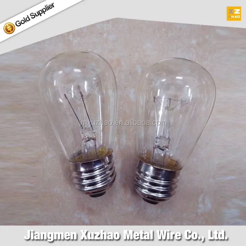 China Factory Specializing Manufacture Incandescent Replacement Bulb S14 Clear Glass Spare Bulb