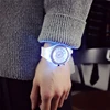 New Arrival Led Flash Luminous Watch Personality Trends Students Lovers Jellies Woman Men's Wrist Watch