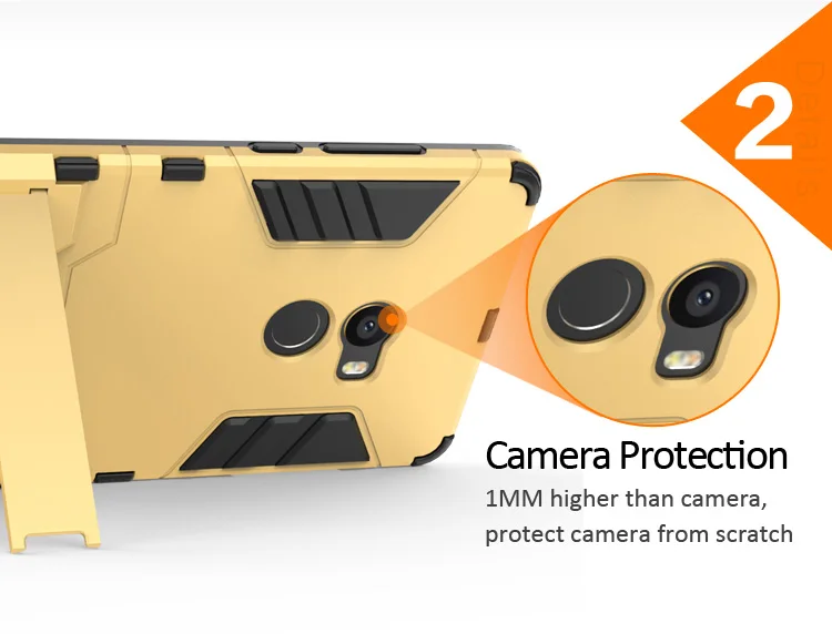 Custodia AICEK In Silicone TPU Trasparente Per Xiaomi Mi Mix 2, Sottile E Antiurto, Con Protezione Reticolare - 2
