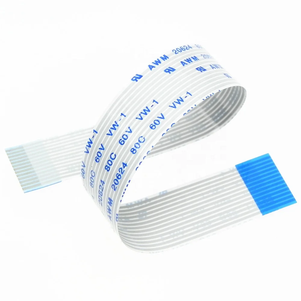 FFC Flat Cable Flex Ribbon 10 PIN 0.5 mm Pitch 40 cm Same Side AWM