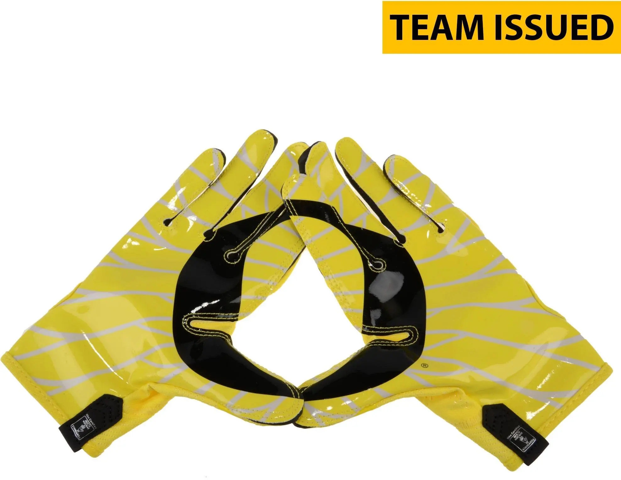 team issued college football gloves