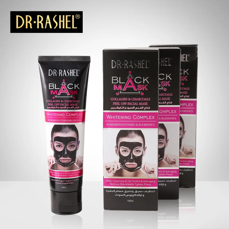 Dr.rashel Charcoal Blackhead Masks Face Peel Off Black Mask - Buy Black 