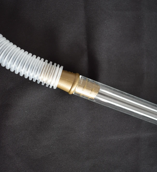 Smoking Shisha Hose Custom Plastic Disposable Hookah Hose With Glass