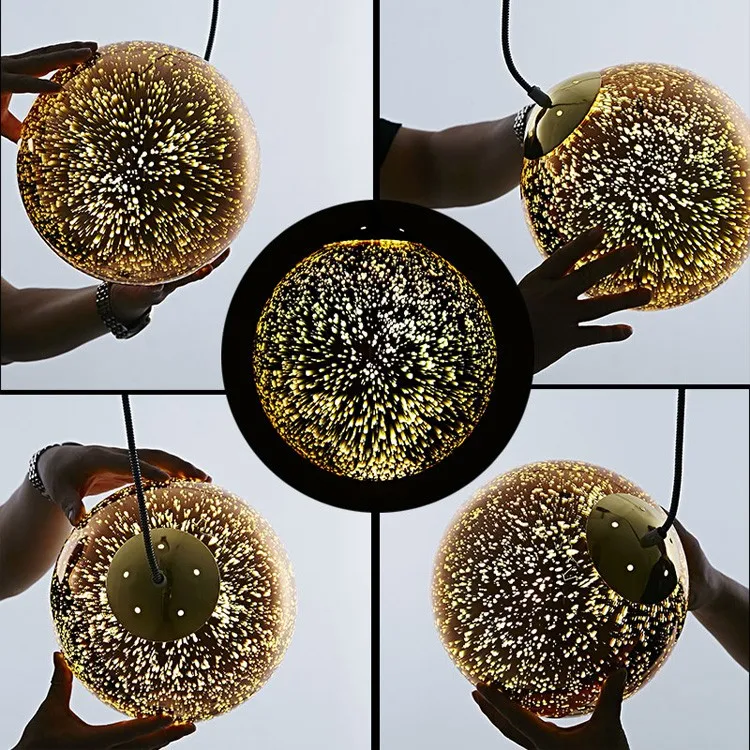 2017 hot sale hand blown glass lamp shades modern led home