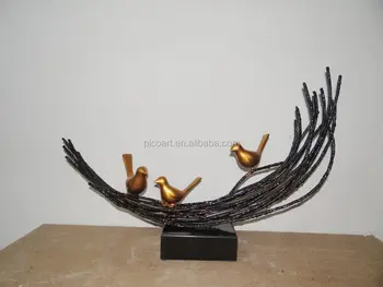 Metal Art And Crafts Bird Nest Sculpture Handicraft Made In China Metal Art And Crafts Bird Nest Sculpture Handicraft Made In China