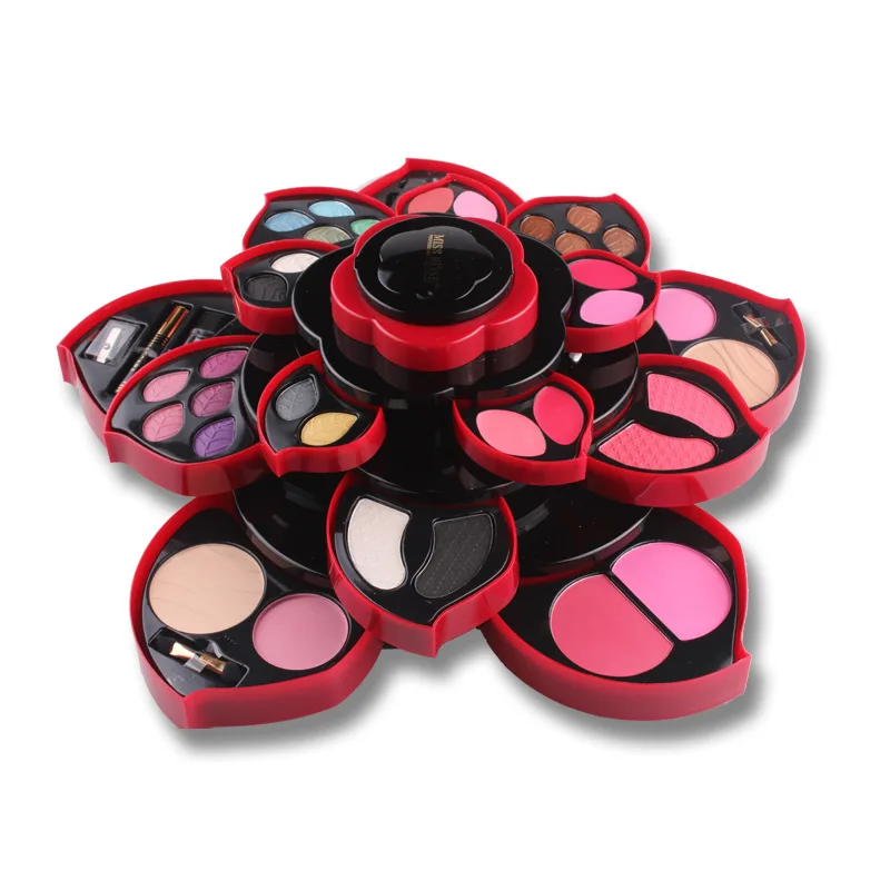 Wholesale Miss Rose Makeup Set Professional All In One Makeup Kit Blush Eyeshadow Lipgloss Full