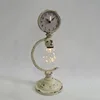 Industrial Style Rust Finished Table Clock Vintage